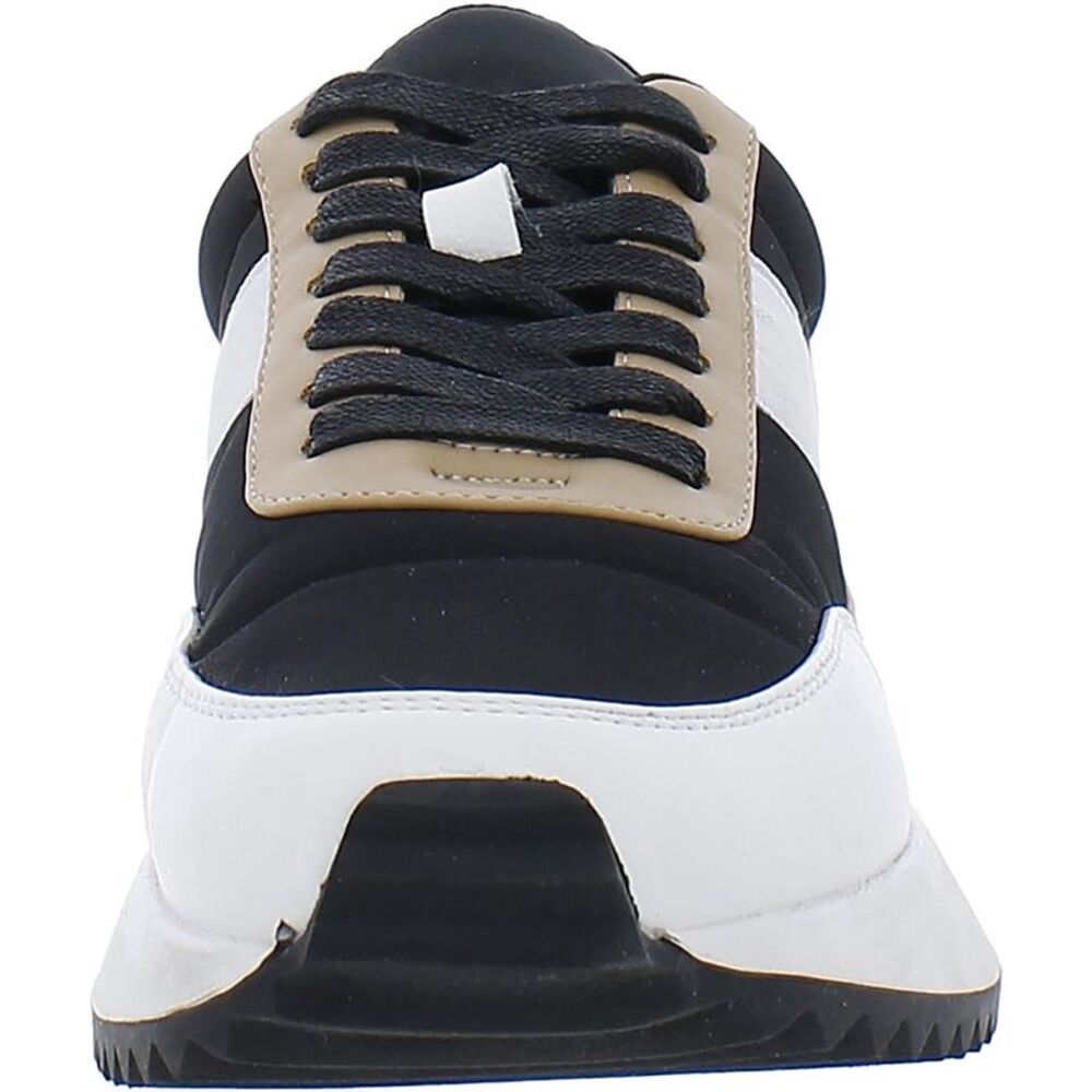 Dolce Vita Womens Bettie Black Faux Leather Casual and Fashion Sneakers NWOB - Picture 3 of 4